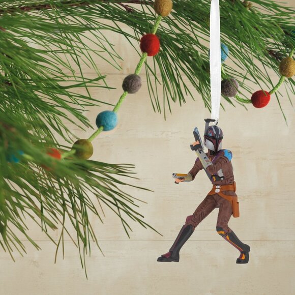 Hallmark Ornaments Star Wars Ashoka Sabine Wren Christmas Tree Ornament - Picture 10 of 10